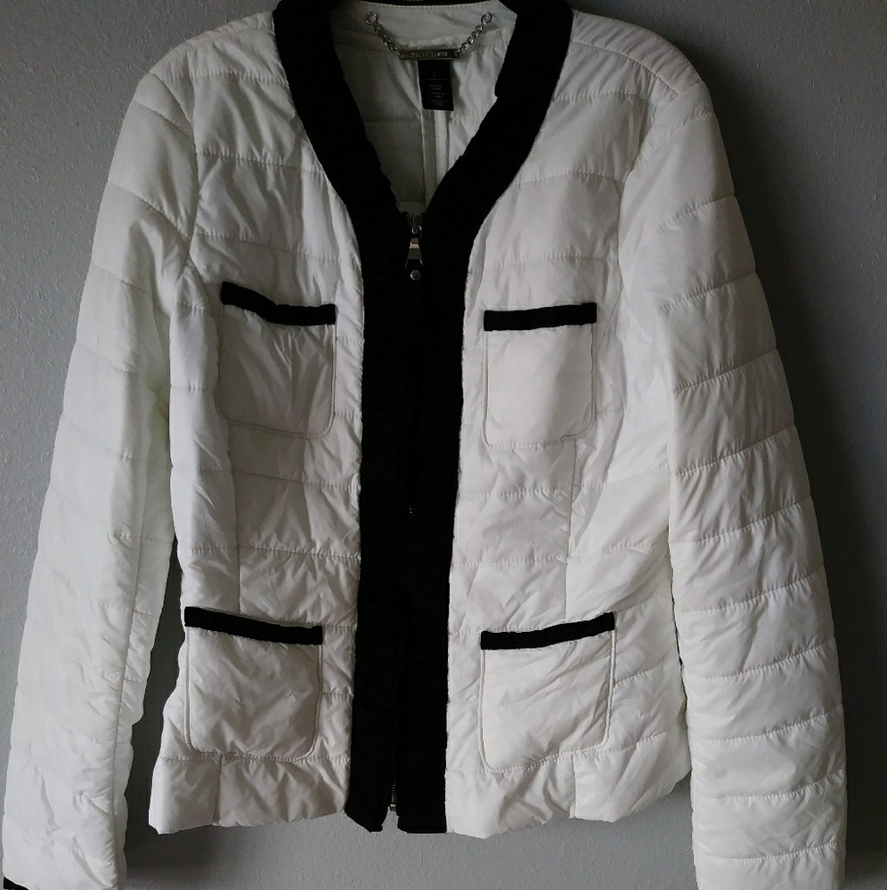 White house black market waist length jacket